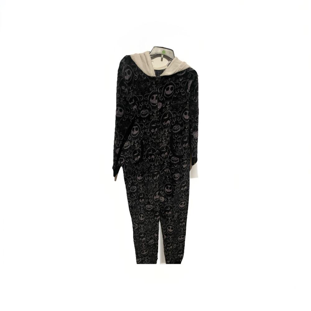 Nightmare Before Christmas Jack Skellington Suit Pajamas Halloween Costume Large